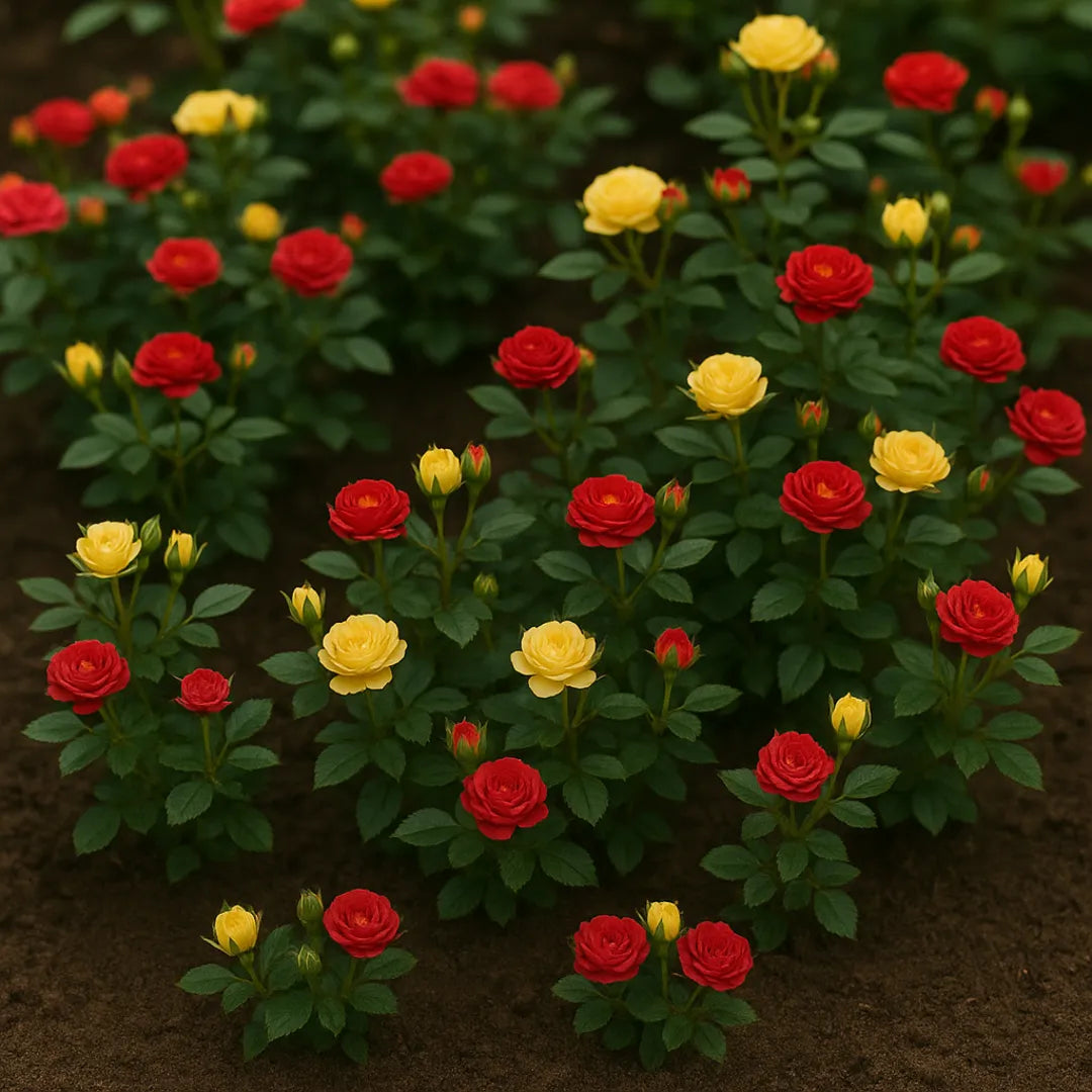 trandafiri pitici lussoverde