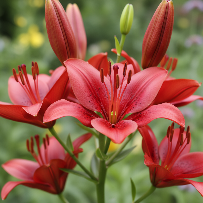 focus pe cupele florale